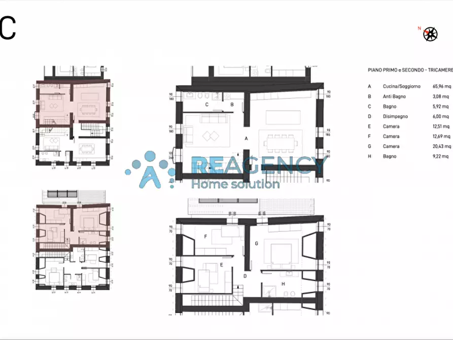 Immagine 6 di Appartamento in vendita  in Via Pieve a Montecchio Maggiore