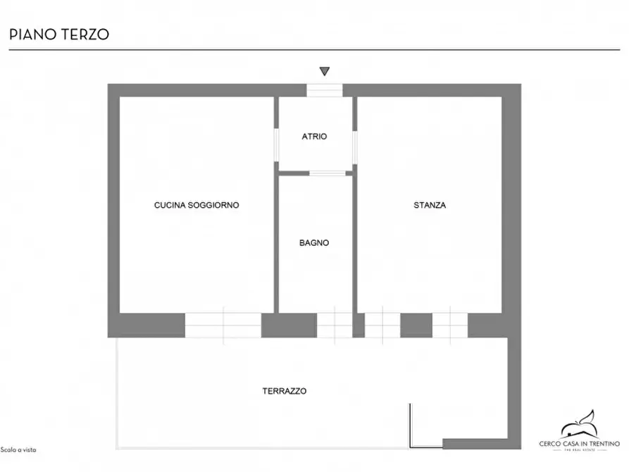 Immagine 14 di Appartamento in vendita  in Via dei Muredei 68 a Trento
