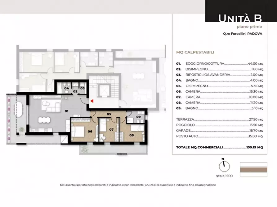 Immagine 19 di Appartamento in vendita  in Via Monsignor Girolamo Bortignon a Padova