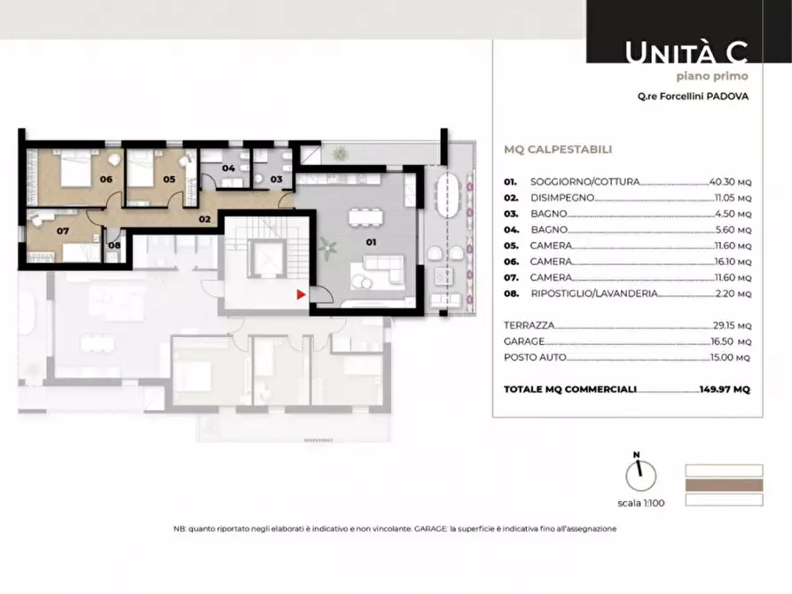 Immagine 20 di Appartamento in vendita  in Via Monsignor Girolamo Bortignon a Padova