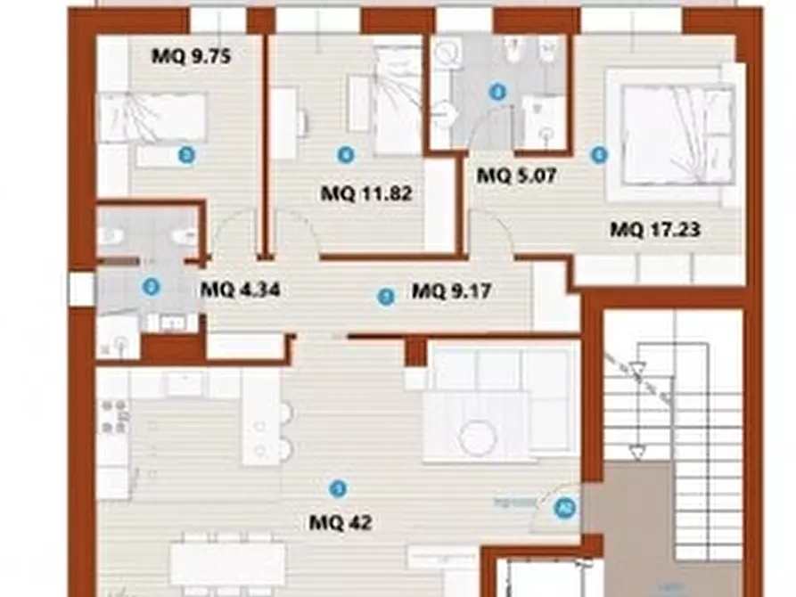 Immagine 19 di Appartamento in vendita  in Via de Gasperi a Quarto D'altino