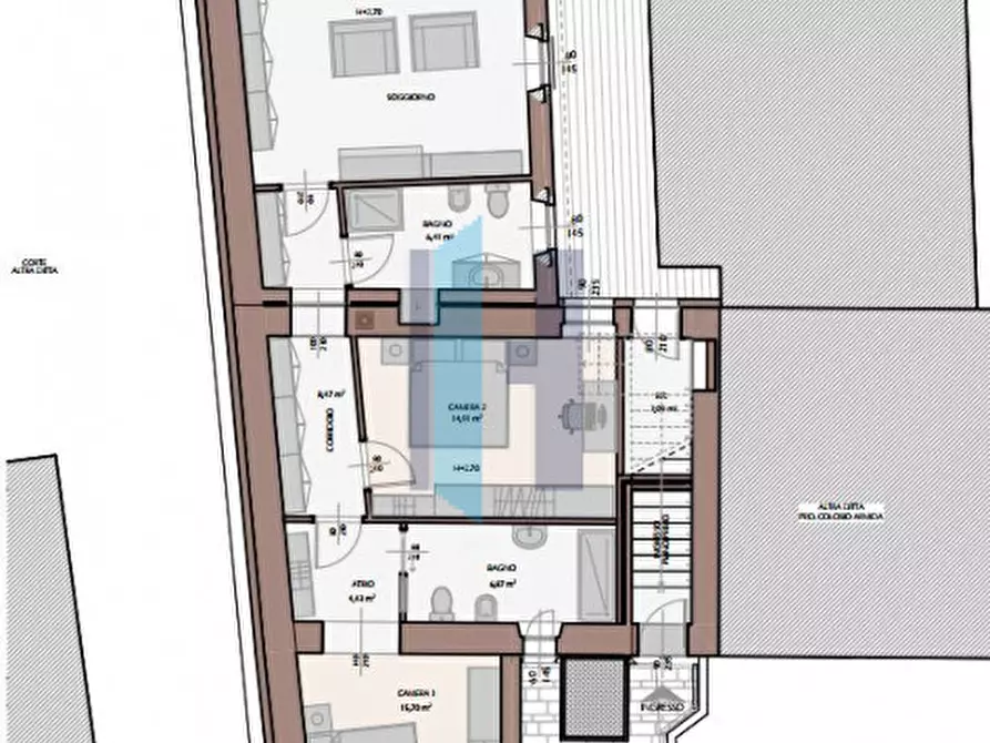 Immagine 5 di Appartamento in vendita  in Via Valverde a Botticino