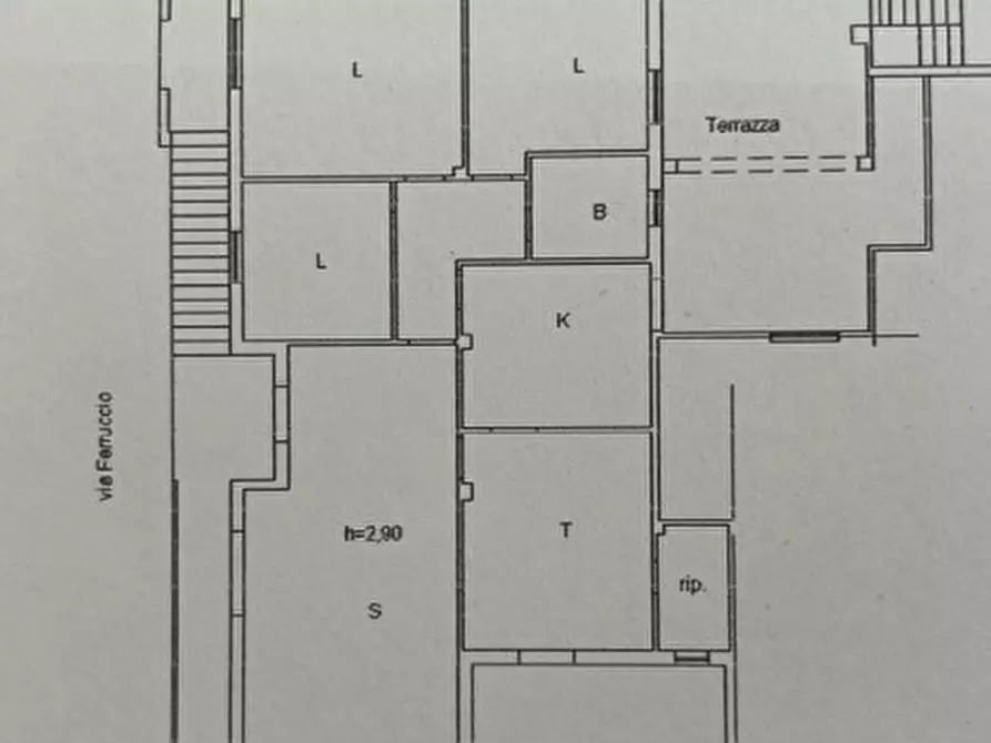 Immagine 22 di Appartamento in vendita  in Via Francesco Ferruccio a Parabita