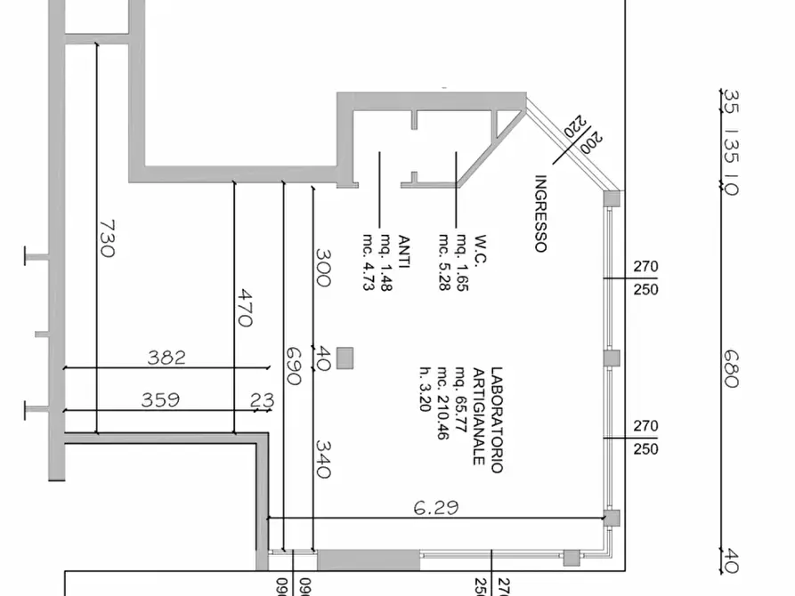 Immagine 28 di Negozio in affitto  in VIA ROMA 1 a Albignasego