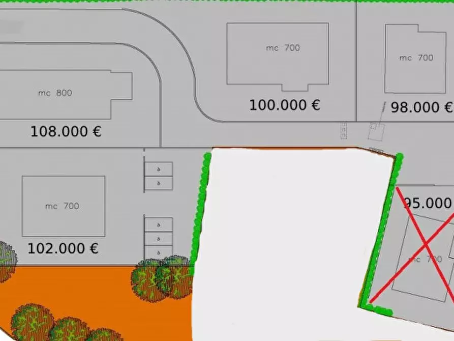 Immagine 3 di Terreno in vendita  in treviso nord a Carbonera