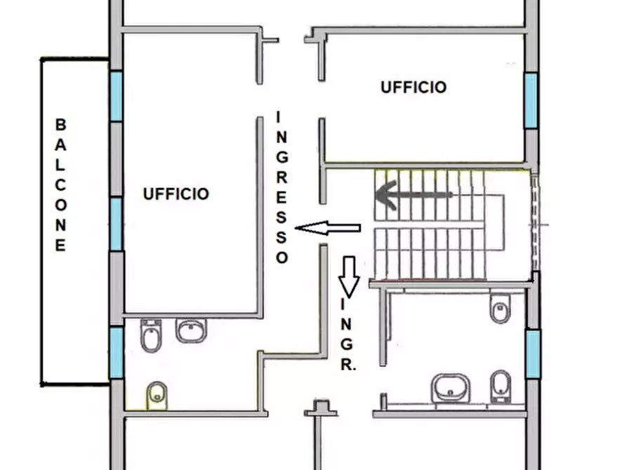 Immagine 24 di Ufficio in vendita  in VIA CASELLE - CA' RICCHI a San Lazzaro Di Savena