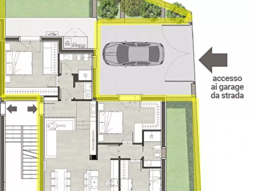 Immagine 3 di Appartamento in vendita  in Via Costa a Arzignano