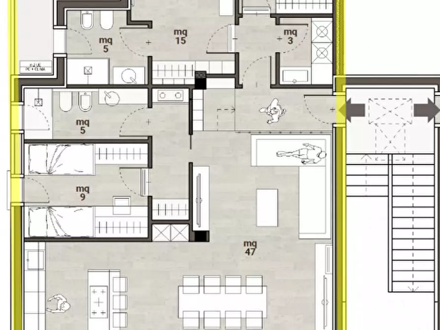 Immagine 3 di Appartamento in vendita  in Via Costa a Arzignano