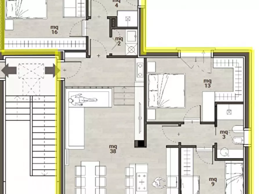 Immagine 3 di Appartamento in vendita  in Via Costa a Arzignano