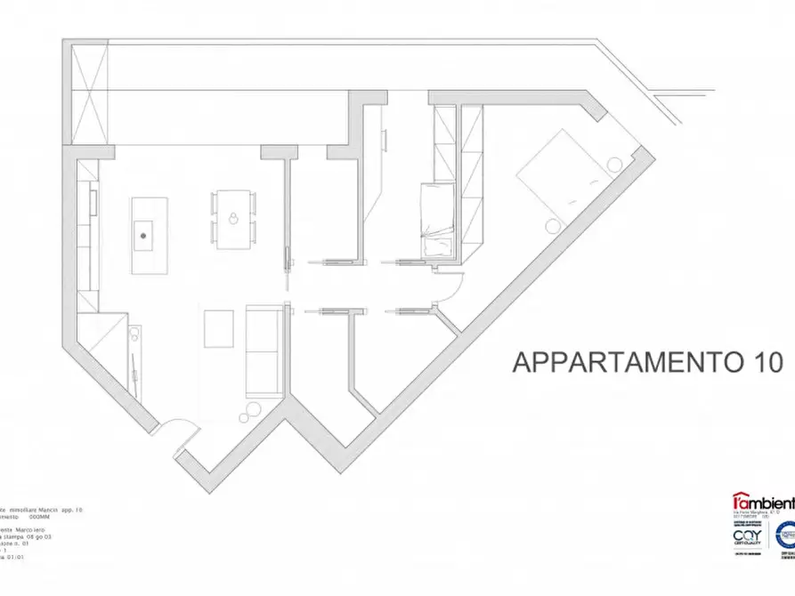 Immagine 6 di Appartamento in vendita  a Camponogara