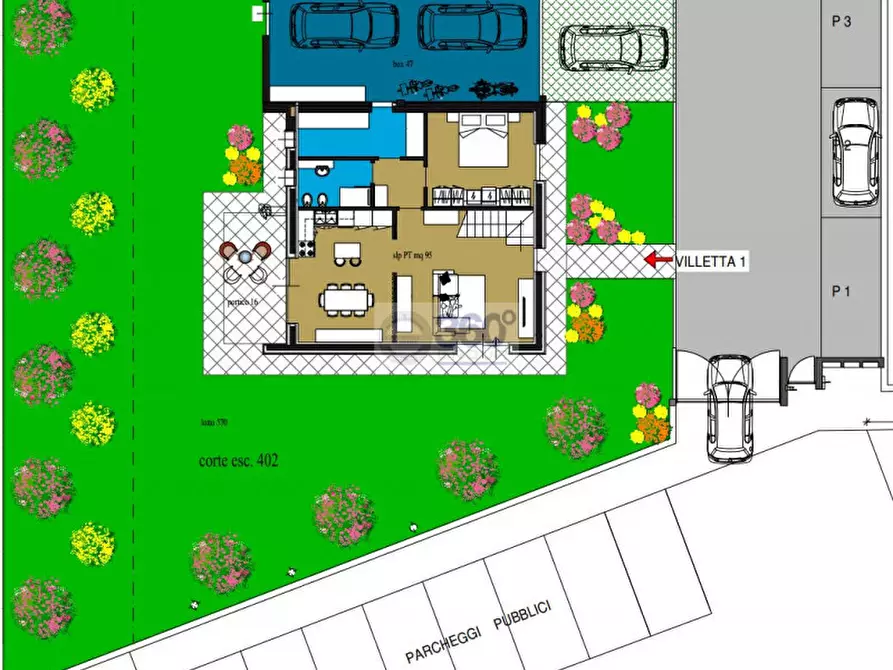 Immagine 4 di Villa in vendita  in Via Carpineto a Ome