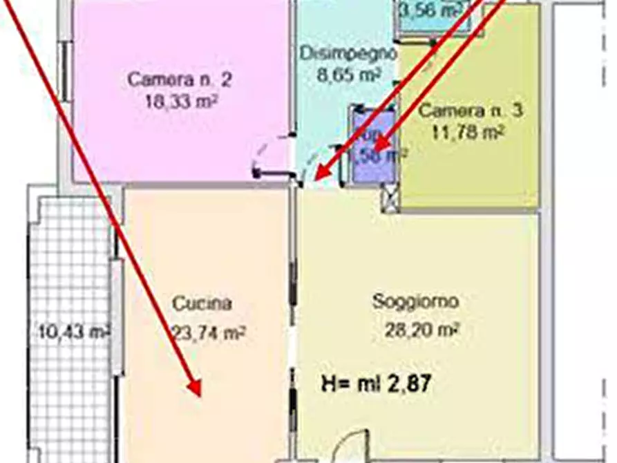Immagine 1 di Appartamento in vendita  in Via Sambuco n. 3 a Qualiano