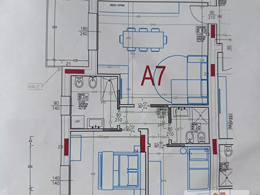 Immagine 12 di Appartamento in vendita  a Maserada Sul Piave