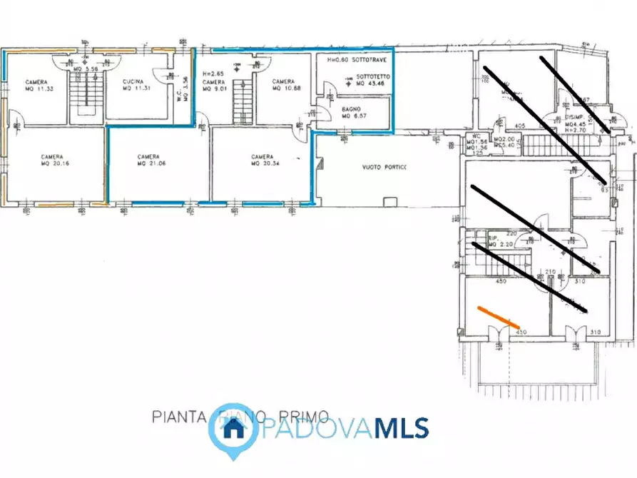 Immagine 3 di Casa trifamiliare in vendita  in Via Sette Martiri a Padova