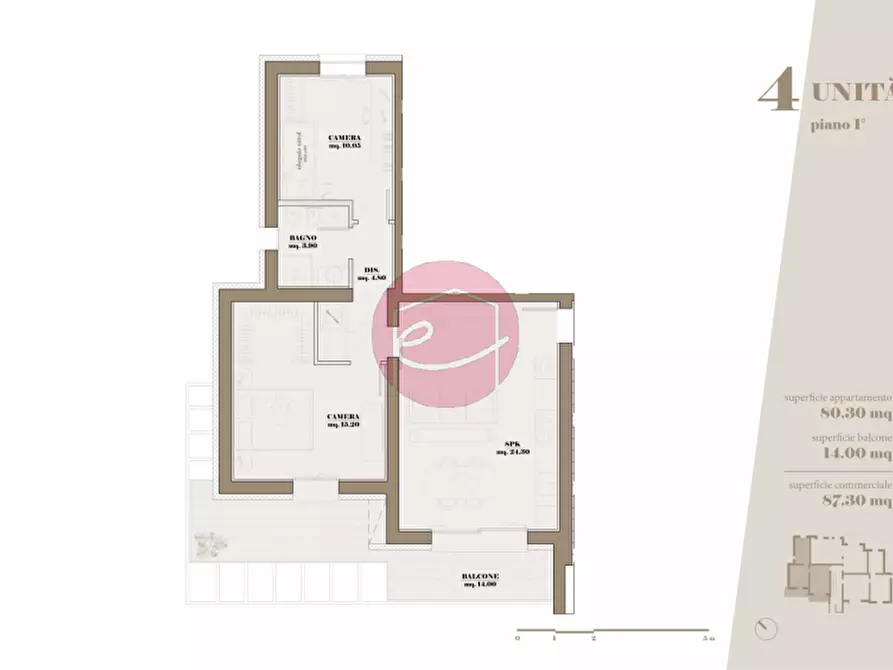 Immagine 17 di Appartamento in vendita  a Santarcangelo Di Romagna