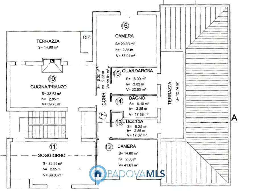 Immagine 28 di Casa indipendente in vendita  in Via San Giorgio a Albignasego