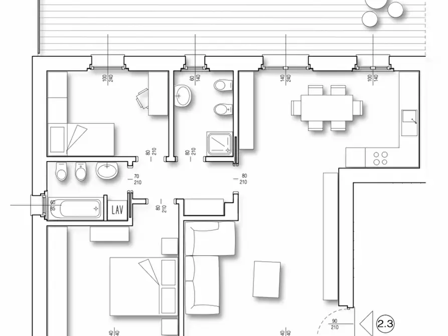 Immagine 30 di Appartamento in vendita  in Brescia Via Balardini a Brescia