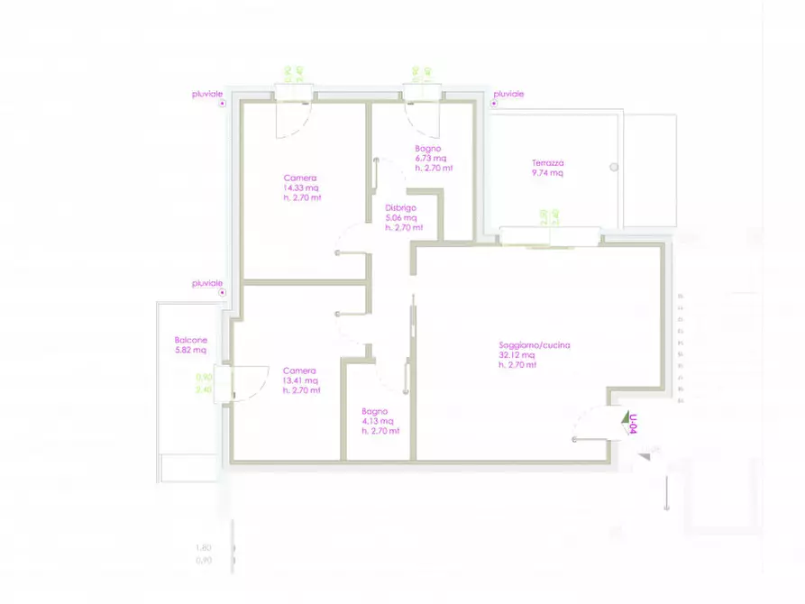 Immagine 6 di Appartamento in vendita  in Via Alessandro Manzoni a Zevio