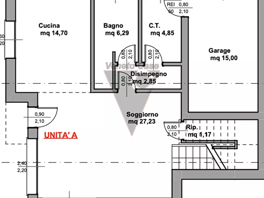 Immagine 7 di Casa bifamiliare in vendita  a Dolo