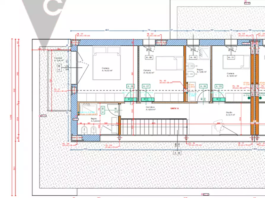 Immagine 18 di Casa bifamiliare in vendita  a Noventa Padovana