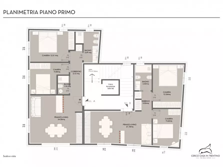 Immagine 13 di Appartamento in vendita  in Via Binelli, 3 a Pinzolo