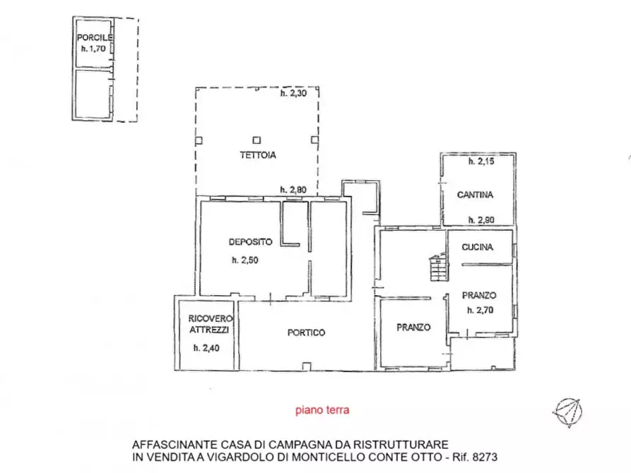 Immagine 23 di Rustico / casale in vendita  in Via Spine a Monticello Conte Otto