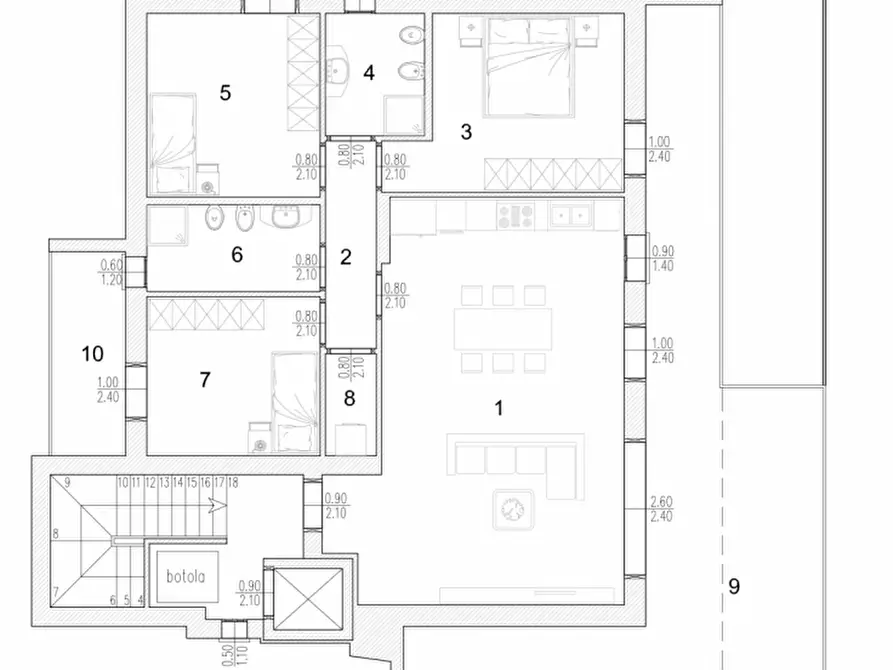 Immagine 24 di Appartamento in vendita  in Via Guglielmo Marconi a Fontaniva