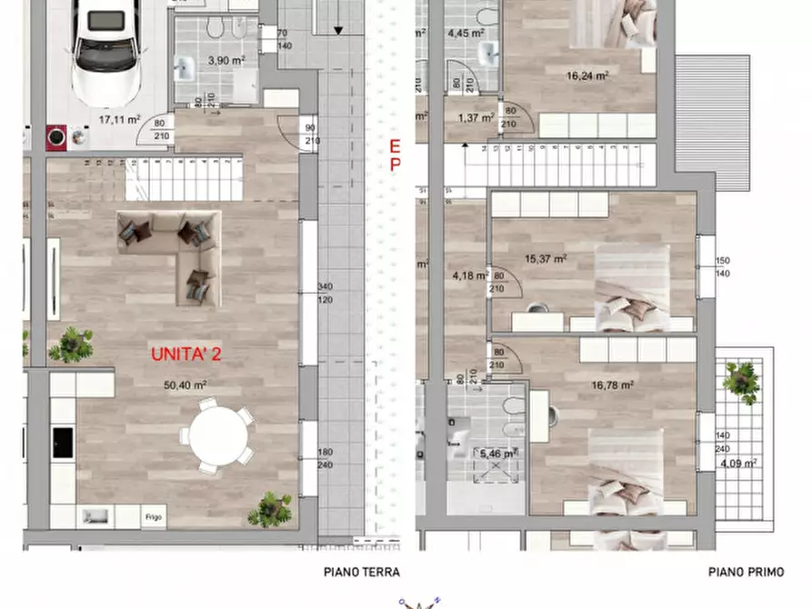 Immagine 11 di Casa trifamiliare in vendita  in Via Monte Rua a Selvazzano Dentro