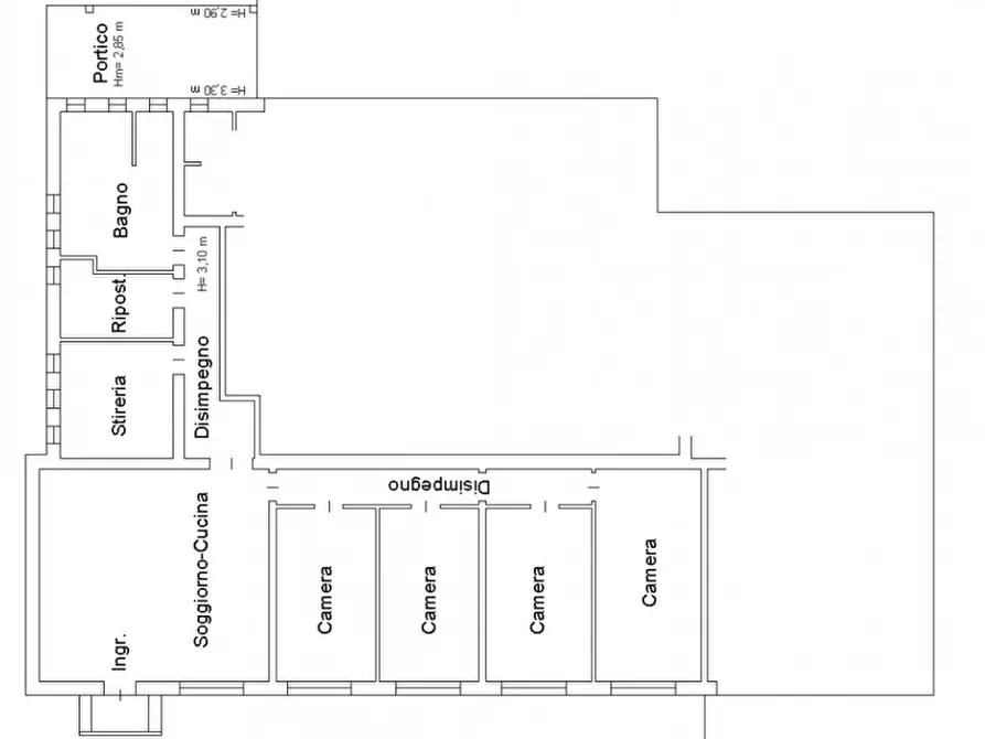 Immagine 8 di Casa bifamiliare in vendita  in Via Candiana a Bovolenta