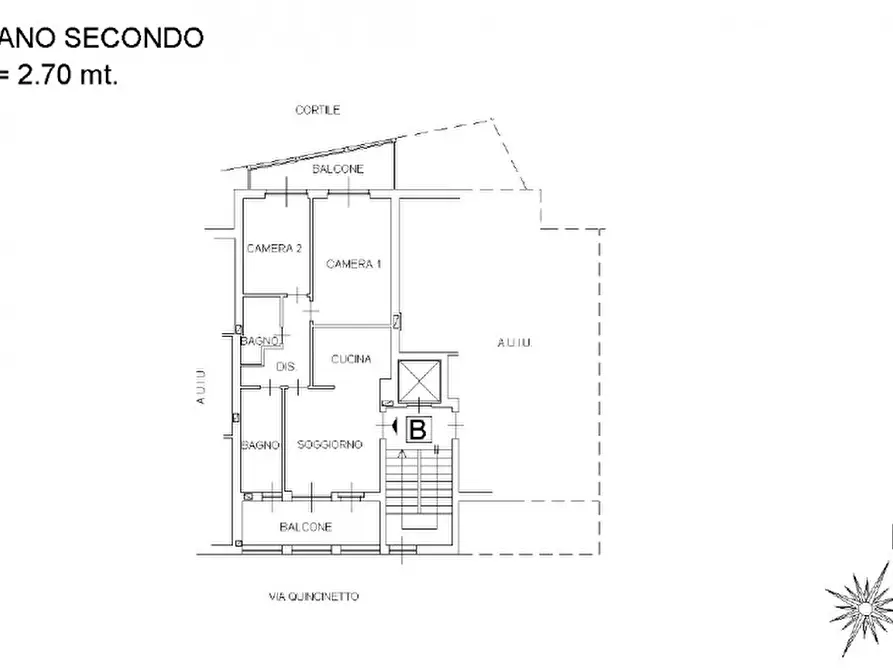 Immagine 27 di Appartamento in vendita  in Via Quincinetto 29 a Torino