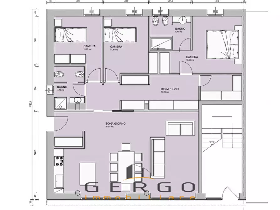 Immagine 21 di Appartamento in vendita  in Via de Gasperi a Quarto D'altino