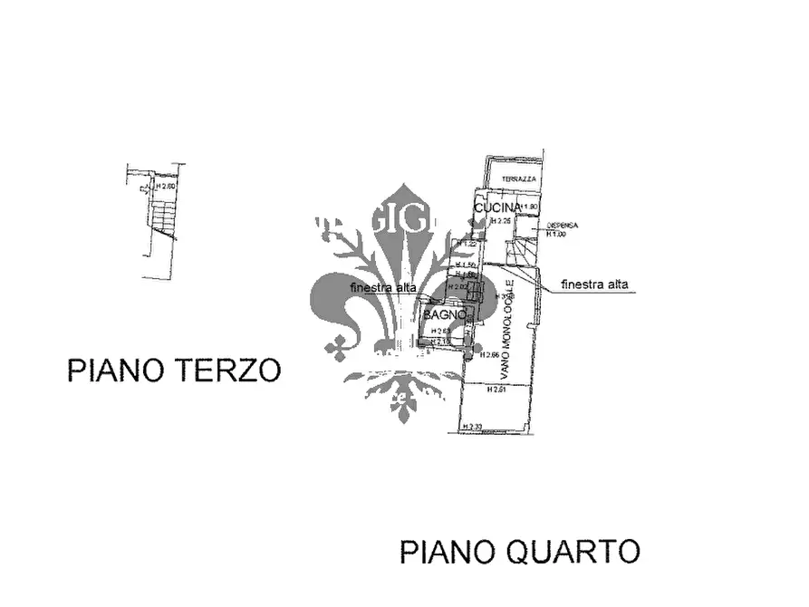 Immagine 9 di Appartamento in vendita  in via Guelfa a Firenze