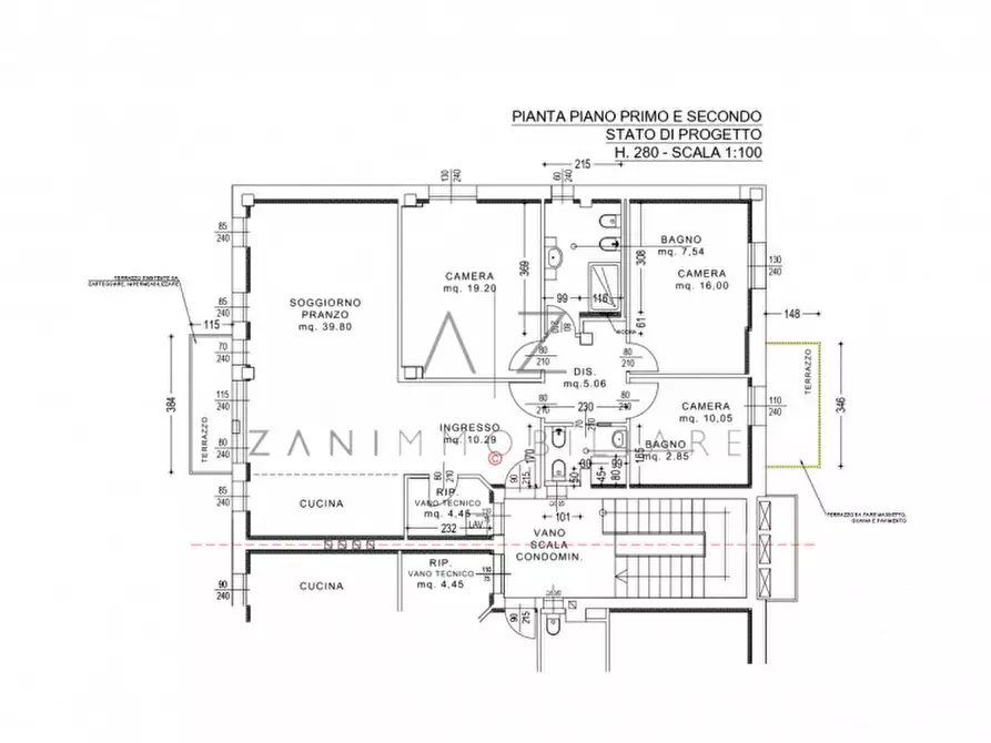 Immagine 28 di Appartamento in vendita  in Via San Pio X 82 a Castelfranco Veneto