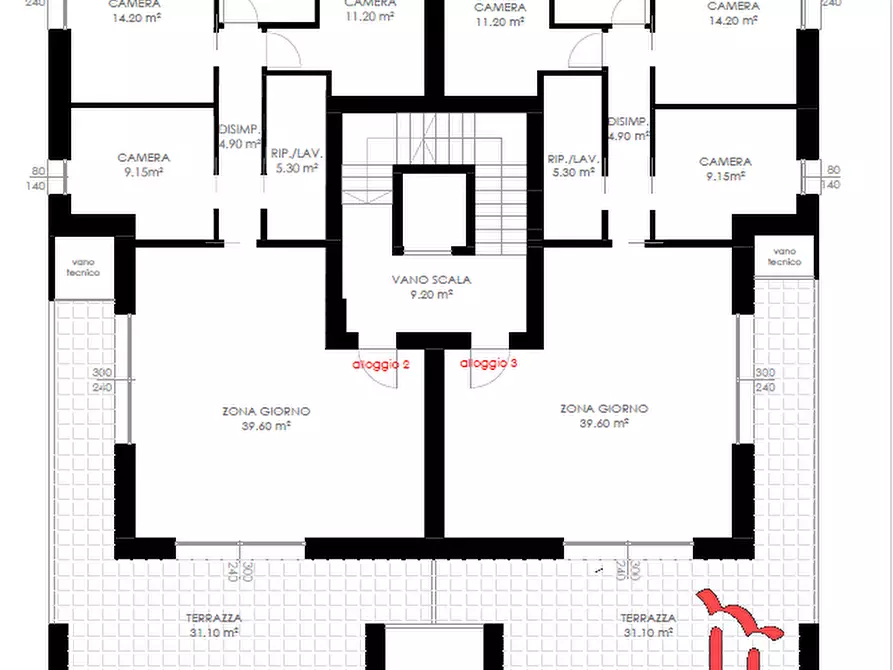 Immagine 10 di Appartamento in vendita  in Via Don Bosco a Trebaseleghe