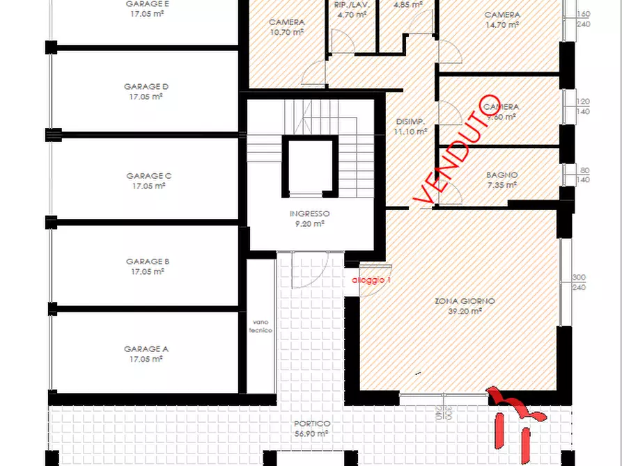 Immagine 15 di Appartamento in vendita  in Via Don Bosco a Trebaseleghe