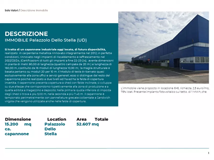 Immagine 2 di Capannone industriale in affitto  a Udine