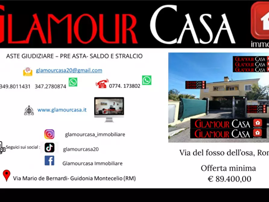 Immagine 1 di Appartamento in vendita  in Via del Fosso dell'Osa a Roma