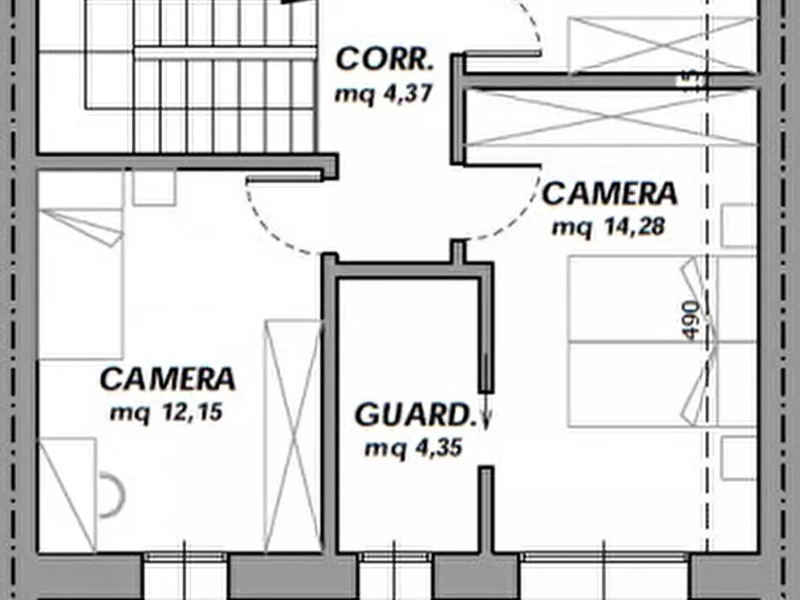 Immagine 29 di Villetta a schiera in vendita  a Istrana