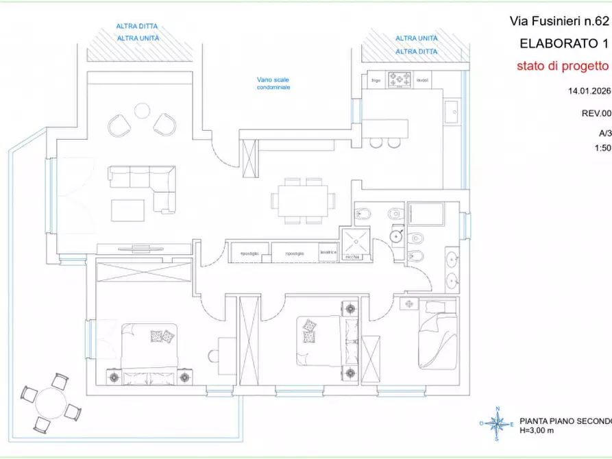 Immagine 7 di Appartamento in vendita  in Viale Ambrogio Fusinieri 62 a Vicenza