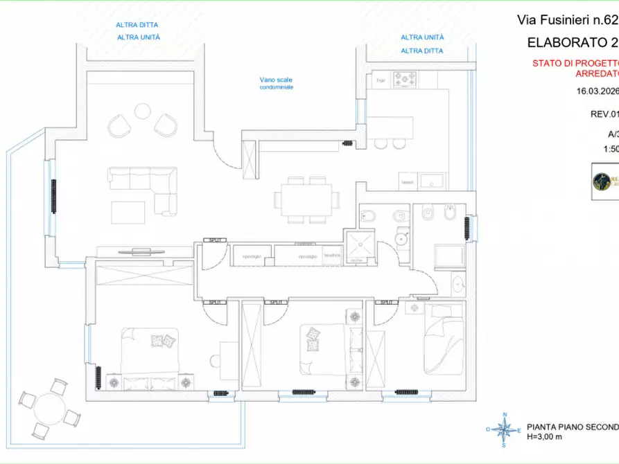 Immagine 8 di Appartamento in vendita  in Viale Ambrogio Fusinieri 62 a Vicenza
