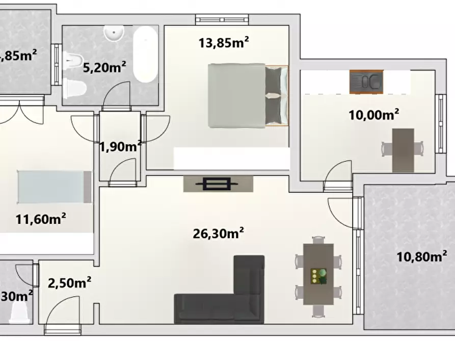 Immagine 11 di Appartamento in vendita  in Laurinstraße - Via Laurin a Merano .Meran.