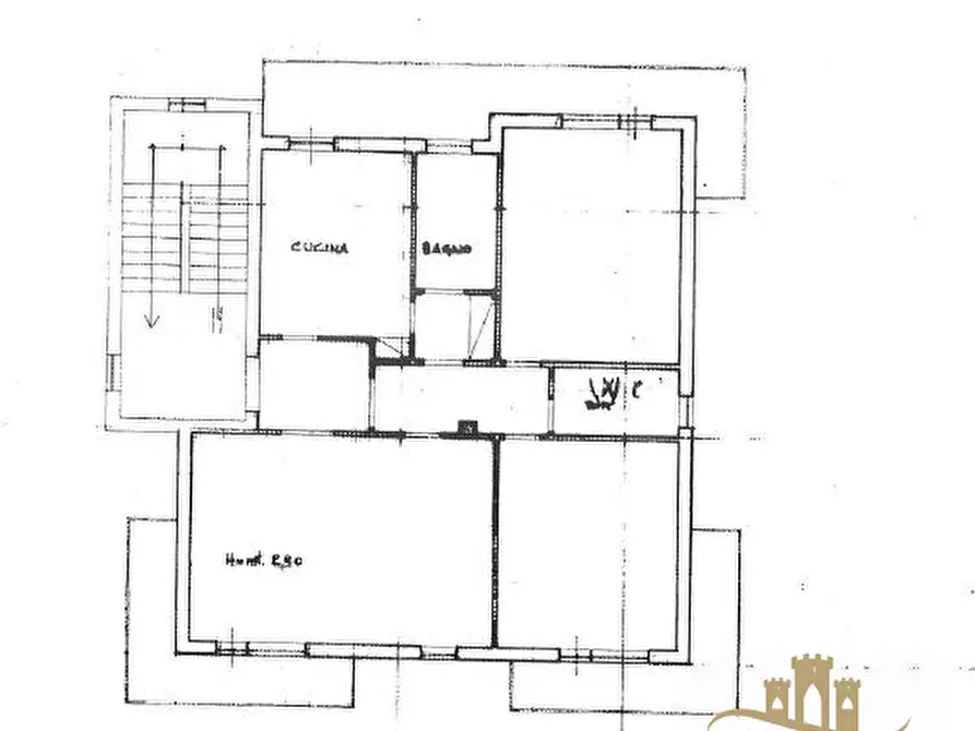 Immagine 19 di Appartamento in vendita  in Via Dante Lombroni a Città Della Pieve