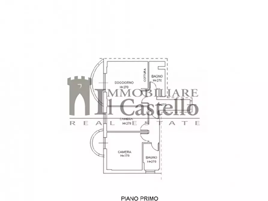 Immagine 16 di Appartamento in vendita  in Via Vittorio Formentano a Castiglione Del Lago