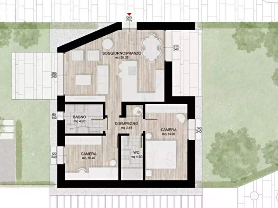 Immagine 24 di Appartamento in vendita  in Via del Donatore a Monastier Di Treviso