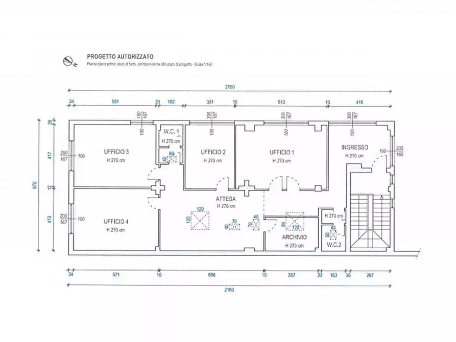 Immagine 14 di Ufficio in vendita  in Via Battaglione Val Leogra a Vicenza