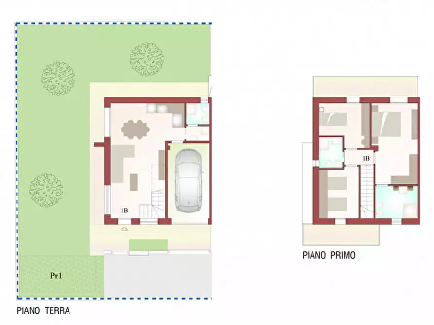 Immagine 3 di Villetta a schiera in vendita  in Via Ravennate a Cesena