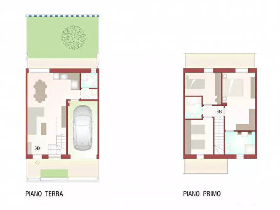 Immagine 5 di Villetta a schiera in vendita  in Via Ravennate a Cesena