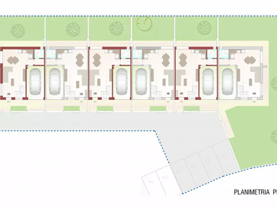Immagine 6 di Villetta a schiera in vendita  in Via Ravennate a Cesena