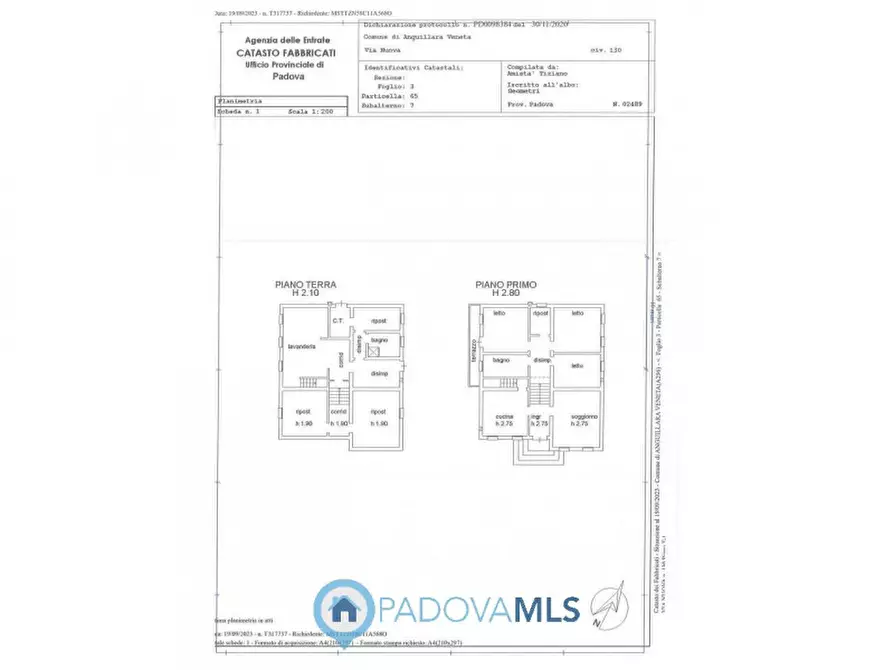 Immagine 21 di Villa in vendita  in Via Nuova, 130 a Anguillara Veneta