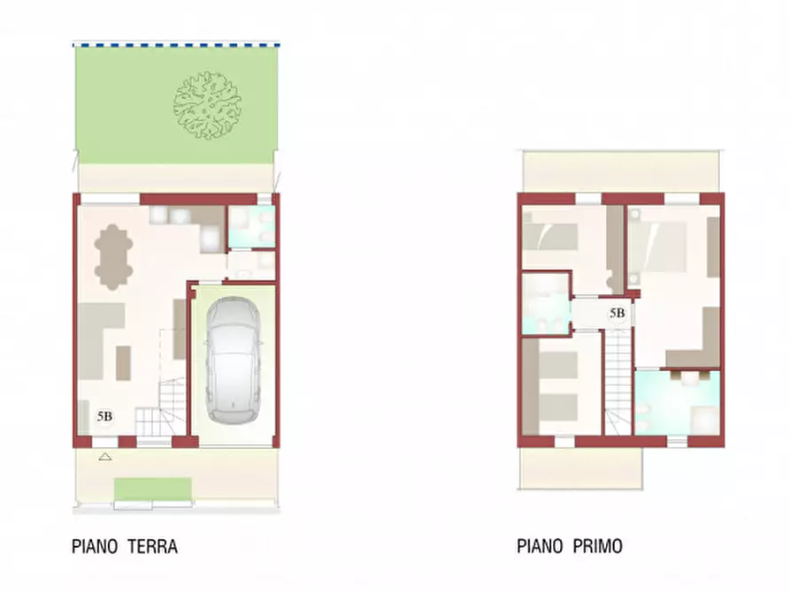 Immagine 5 di Villetta a schiera in vendita  in Via Ravennate a Cesena